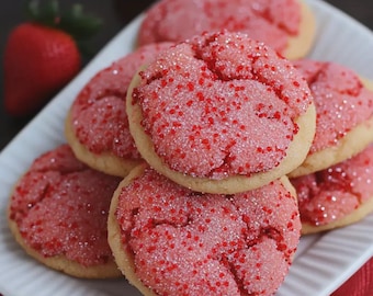 La mejor receta de galletas de fresa y azúcar