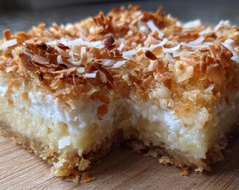 La mejor receta para hacer barras de crema de coco de ensueño