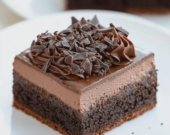 La mejor receta de brownies de mousse de chocolate