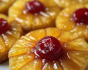 La mejor receta de galletas de piña al revés