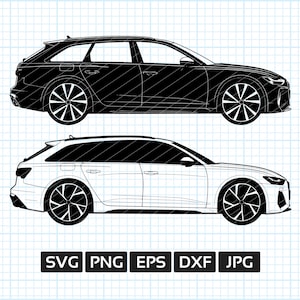 2022 German Power Wagon SVG: Line Art & Silhouette (Digital Files)
