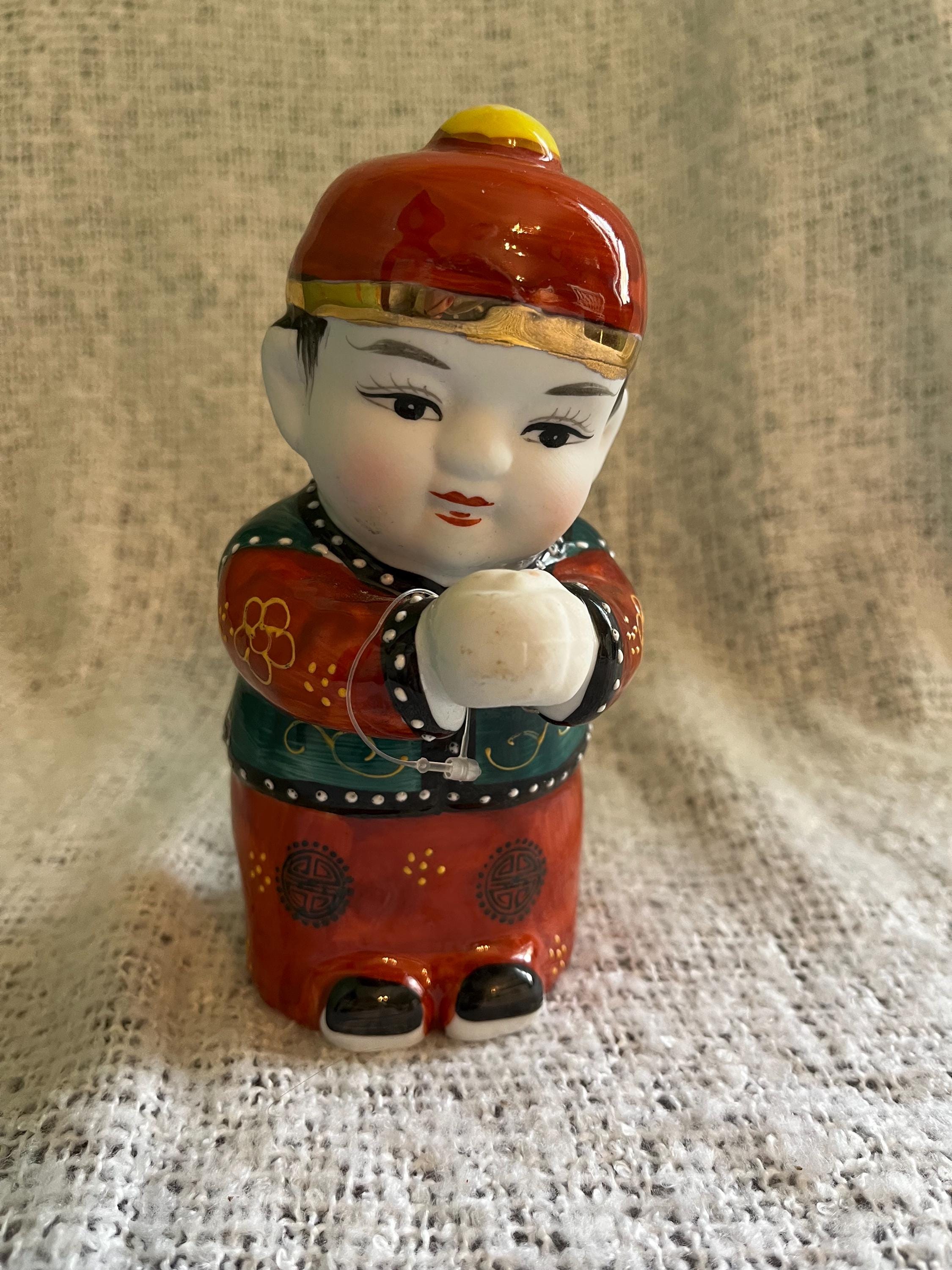 Chinese boy figurine - Etsy 日本