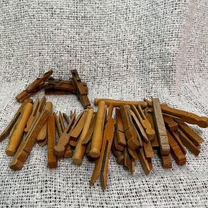 Vintage Holz Wäscheklammern