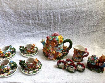 Mercuries Easter Tea Set 1998 - Etsy