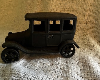 Vintage Cast Iron Model T Ford Car