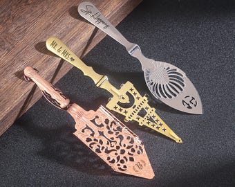 Personalized Absinthe Spoon Stainless Steel Cocktail Sugar Spoon Engraved Bar Mixing Tool Vintage Absinthe Accessories Gift