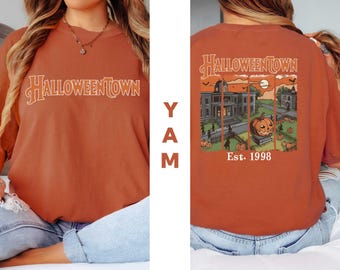 Comfort Colors®Halloweentown Sweatshirt, Halloween Tshirt, Retro Halloweentown Shirt, University Tees, Halloween Gifts, Spooky SEason Tee