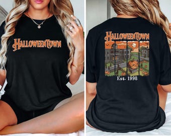 Halloweentown Sweatshirt, Halloween Tshirt, Retro Halloweentown Shirt, University Tees, Halloween Gifts, Spooky SEason Tee, Spooky Halloween