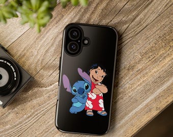 Funda para teléfono Stitch y Lilo /