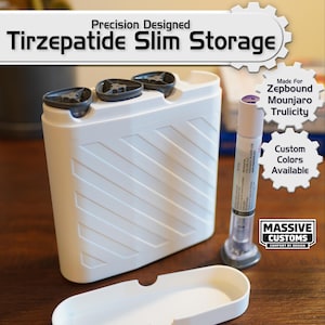 Zepbound & Mounjaro Super Slim Storage Case - 4 or 8 Pen Fridge Holder