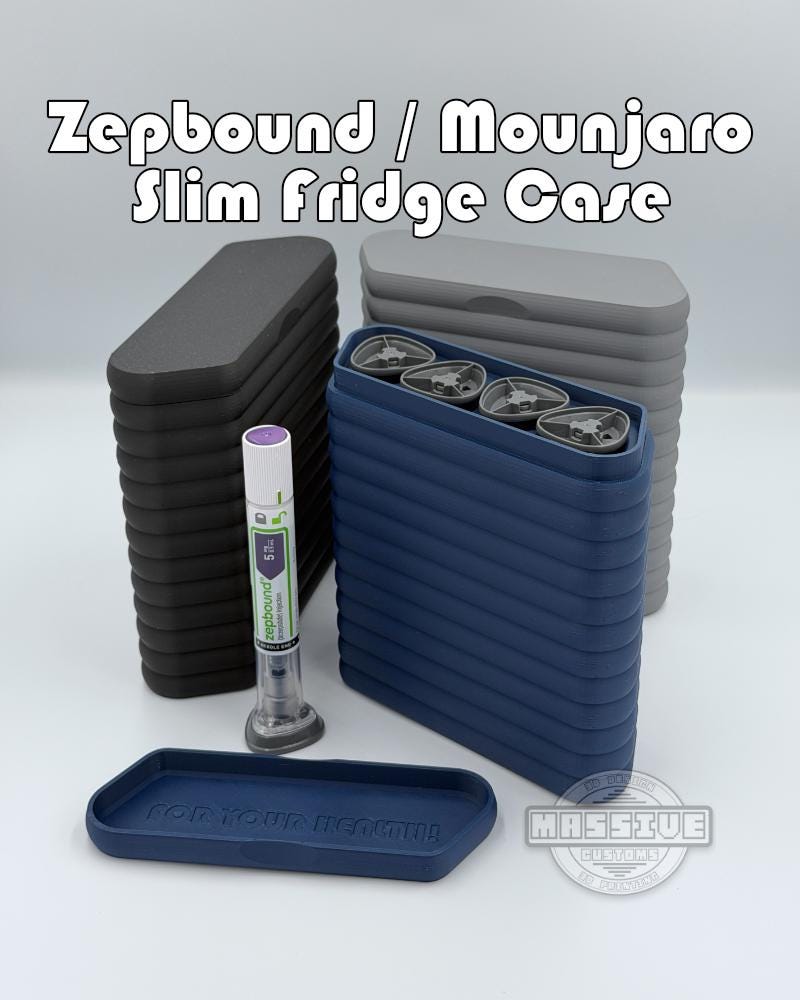 Zepbound Mounjaro Slim Case - Discreet Fridge Storage Organizer for GLP-1  Medications, Modern Design - Etsy