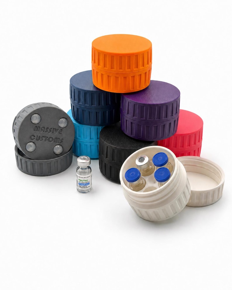 Zepbound 3mL Vial Case | 5-Vial Storage for Lilly Direct & Compounded Tirzepatide | GLP-1 Fridge Organizer image 19