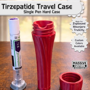Zepbound & Mounjaro Hard Travel Case - Single Pen Protection