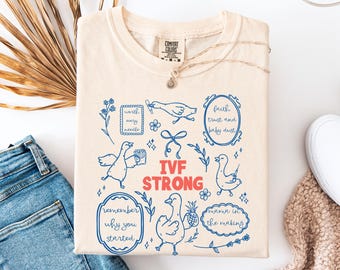 IVF Shirt, Retrieval Day, Transfer Day Shirt, IVF Gift for Her, Infertility Gifts, IVF Mama Shirt, Egg Retrieval Shirt, Fertility Journey