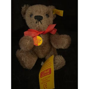 Steiff 1991 original caramel teddy bear 6&quot; all tags