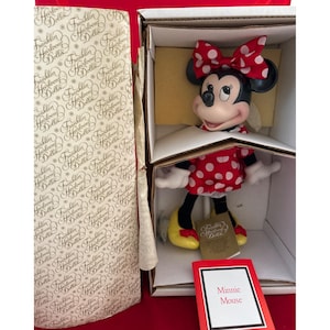 Franklin Mint Franklin Heirloom Dolls Minnie Mouse New in Box with COA