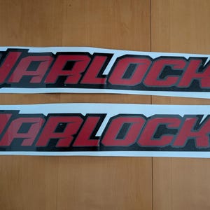 2019-2025 Ram 1500 DS Classic WARLOCK 2Tone Bed DECAL - (Premium High Performance Cast Vinyl)