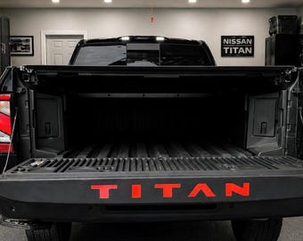 2020-2024 Nissan TITAN Titan Tailgate Topper decal (High Performance Premium Cast Vinyl)