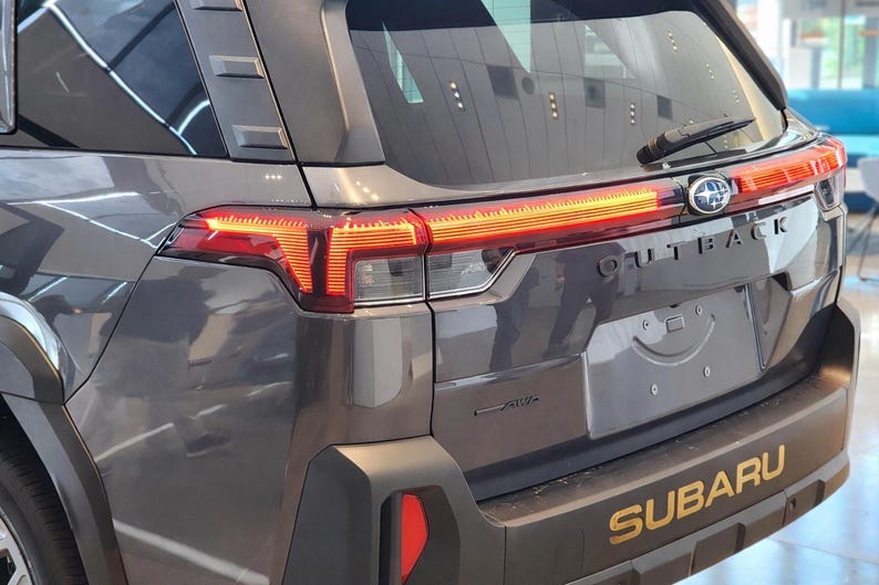 Subaru Back Lettering 2026 Subaru Outback Tailgate Lettering Decals (cast Vinyl) - Etsy