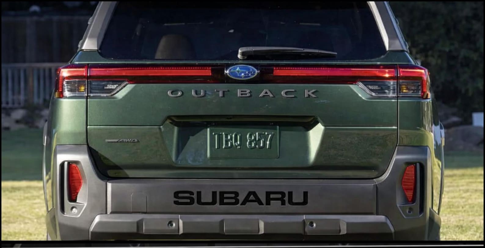 Subaru Back Lettering REFLECTIVE 2026 Subaru OUTBACK Tailgate Lettering (high Performance ...