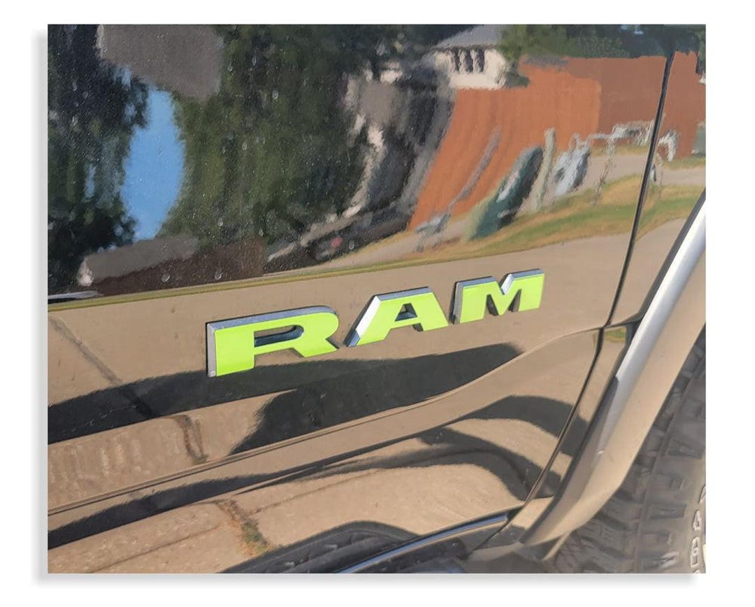 2025 RAM RHO Door Emblem Decal (high Performance Premium Cast Vinyl) - Etsy