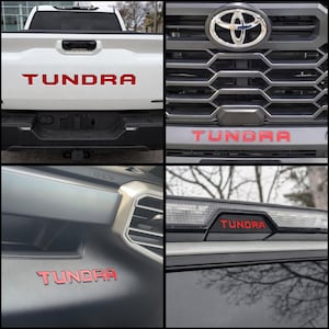 Ensemble Toyota Tundra (2022-2026) Lettrage d'autocollants (vinyle coulé de qualité supérieure haute performance)