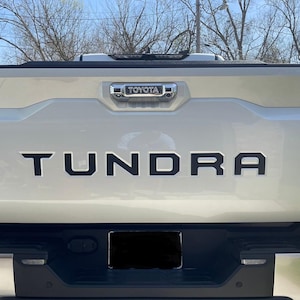 Toyota Tundra (2022-2024) TAILGATE Lettering (High Performance Premium Cast Vinyl)