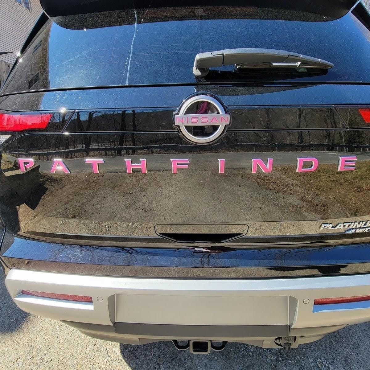 Nissan Pathfinder 2021-2025 Vinyl Decal Lettering (high Performance ...