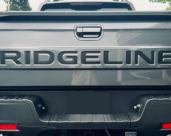 Lettres décoratives pour hayon Honda Ridgeline 2024-2026 – Inserts autocollants pour hayon, autocollants en vinyle, lettres décoratives pour Ridgeline