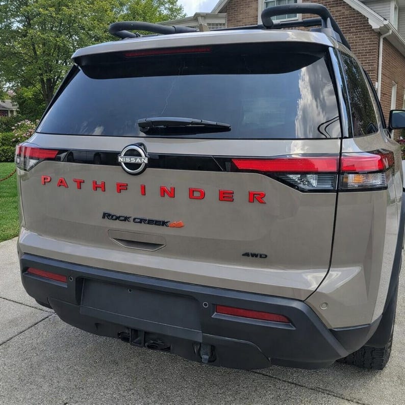 Pathfinder Lettering Nissan Pathfinder 2021-2025 Vinyl Decal Lettering (high Performance ...