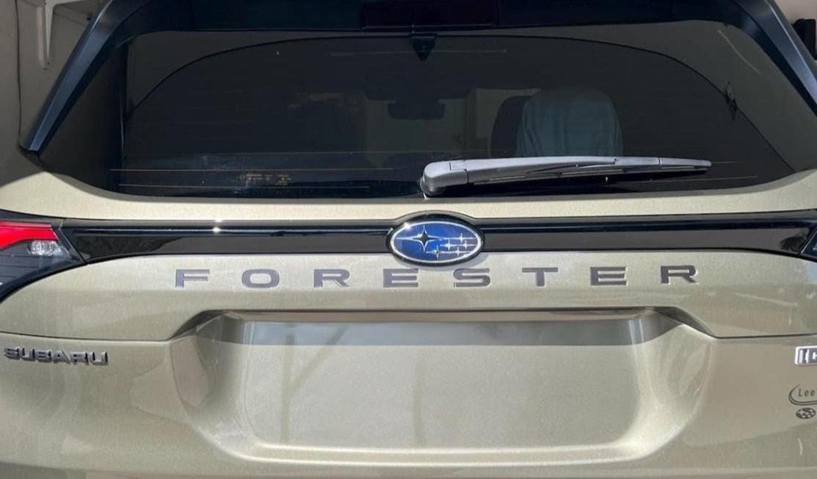 Subaru Back Lettering 2025-2026 Subaru Forester Tailgate Lettering Decals (cast Vinyl) - Etsy