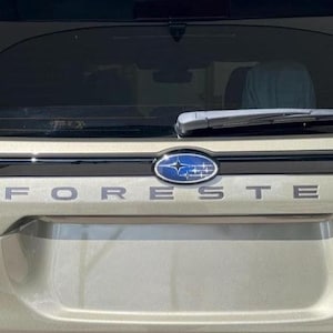 Forester Lettering 2025-2026 Subaru Forester Tailgate Lettering Decals (cast Vinyl) - Etsy