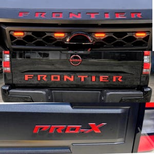 Nissan Frontier Pro-X Package Bundle (2022-2025) Decal Lettering (High Performance Premium Cast Vinyl)