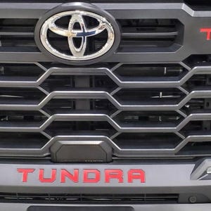 Toyota Tundra (2022-2026) Front Bumper Decal Lettering (High Performance Premium Cast Vinyl)