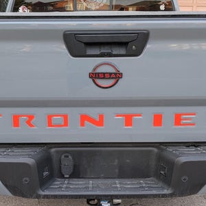 Nissan Frontier (2022-2026) TAILGATE Lettering (High Performance Premium Cast Vinyl)