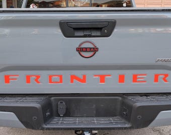 Nissan Frontier (2022-2026) TAILGATE Lettering (High Performance Premium Cast Vinyl)