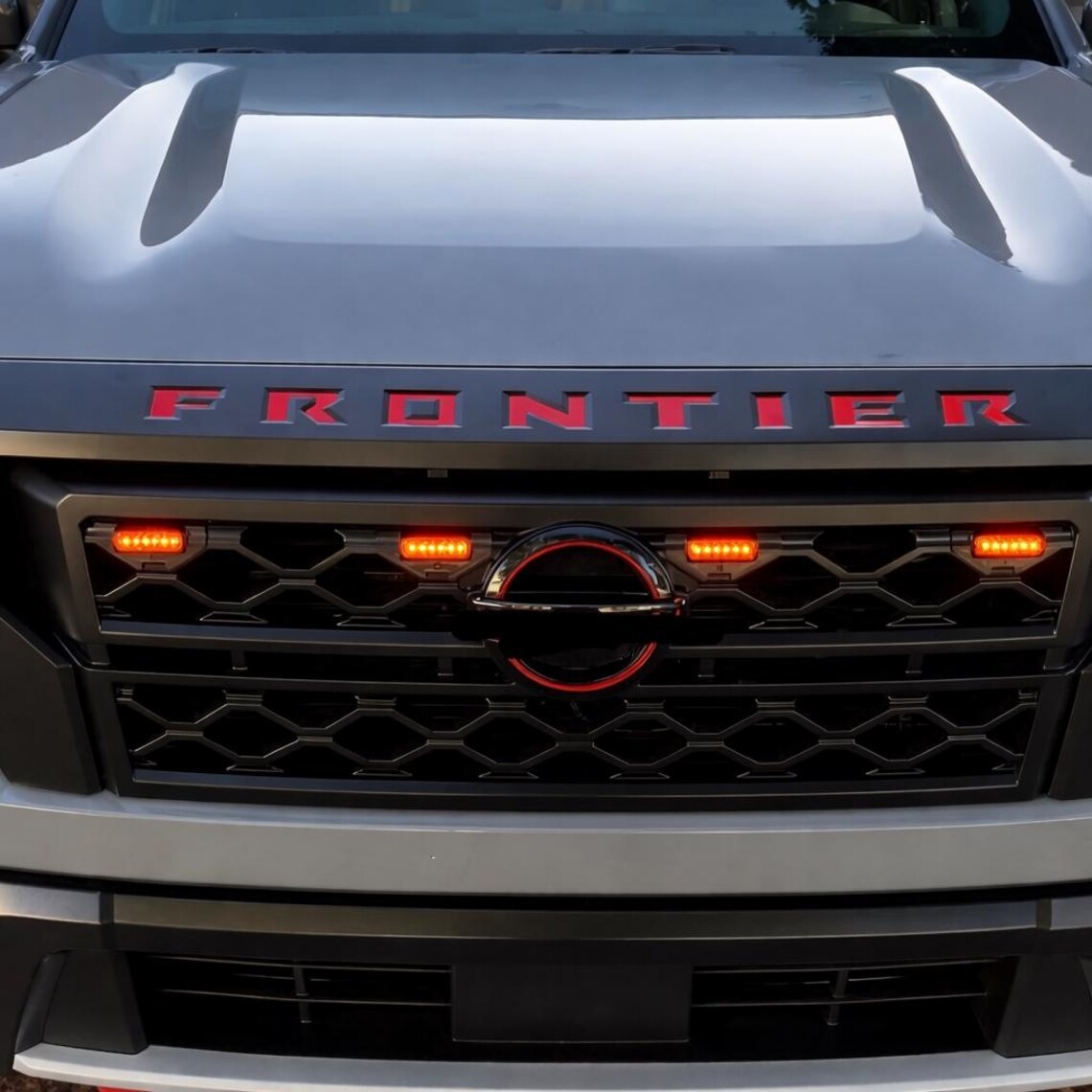 22 Frontier Lettering Nissan Frontier 2022-2025 Front Grille Lettering Decals (cast Vinyl) - Etsy
