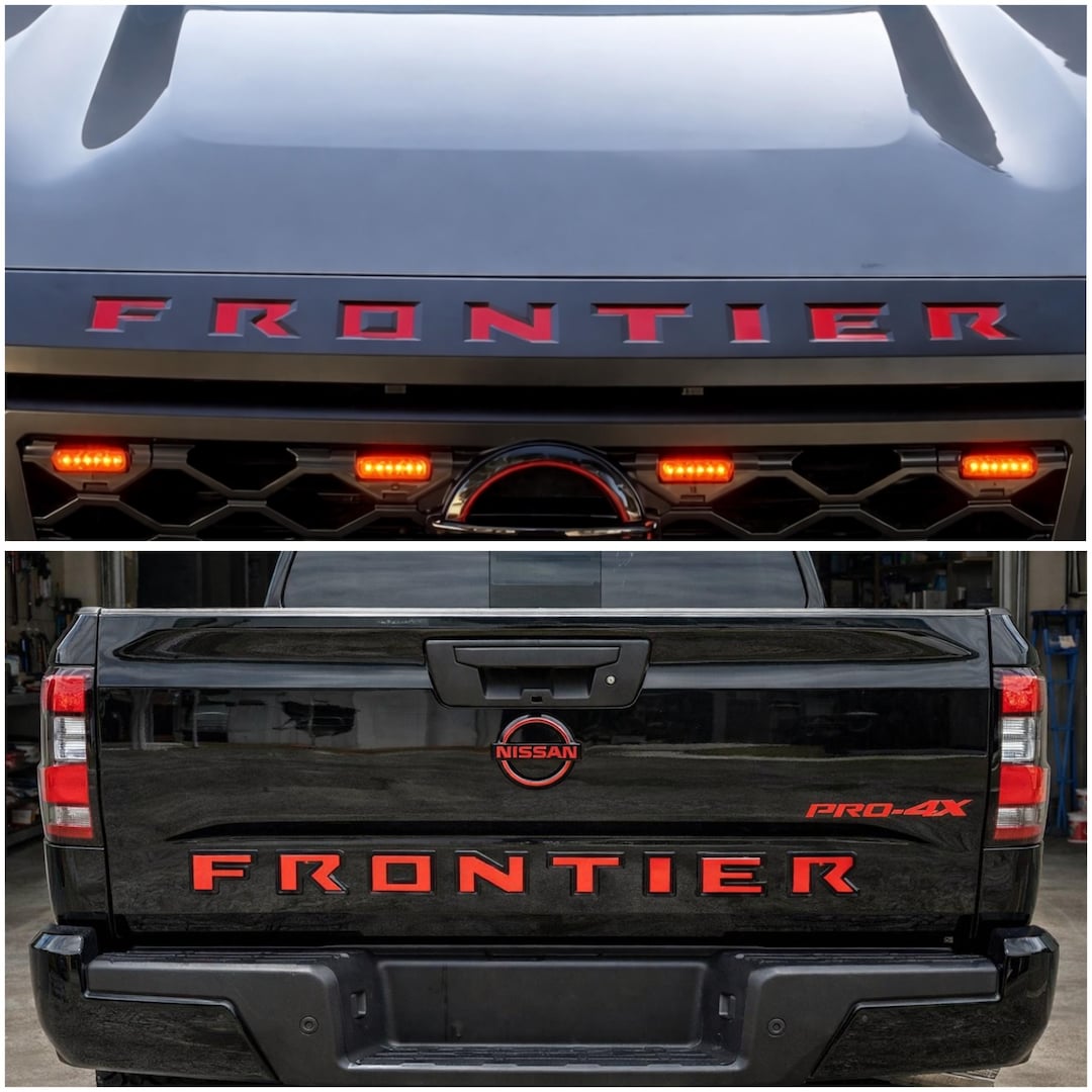 Nissan Frontier Pro-4x Decal Bundle 2022-2026 – Tailgate, Hood Letters ...
