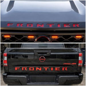 Nissan Frontier Pro-4X Package Bundle (2022-2025) Decal Lettering (High Performance Premium Cast Vinyl)