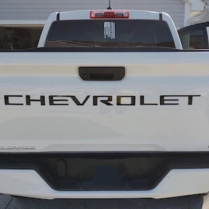Chevrolet COLORADO (2023-2025) Chevy TAILGATE Lettering (High Performance Premium Cast Vinyl)