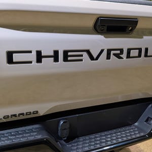 Chevrolet COLORADO (2023-2026) Chevy TAILGATE Lettering (High Performance Premium Cast Vinyl)
