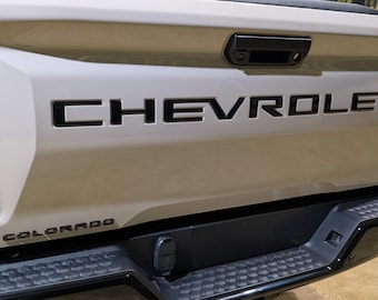 Chevrolet COLORADO (2023-2026) Chevy TAILGATE Lettering (High Performance Premium Cast Vinyl)