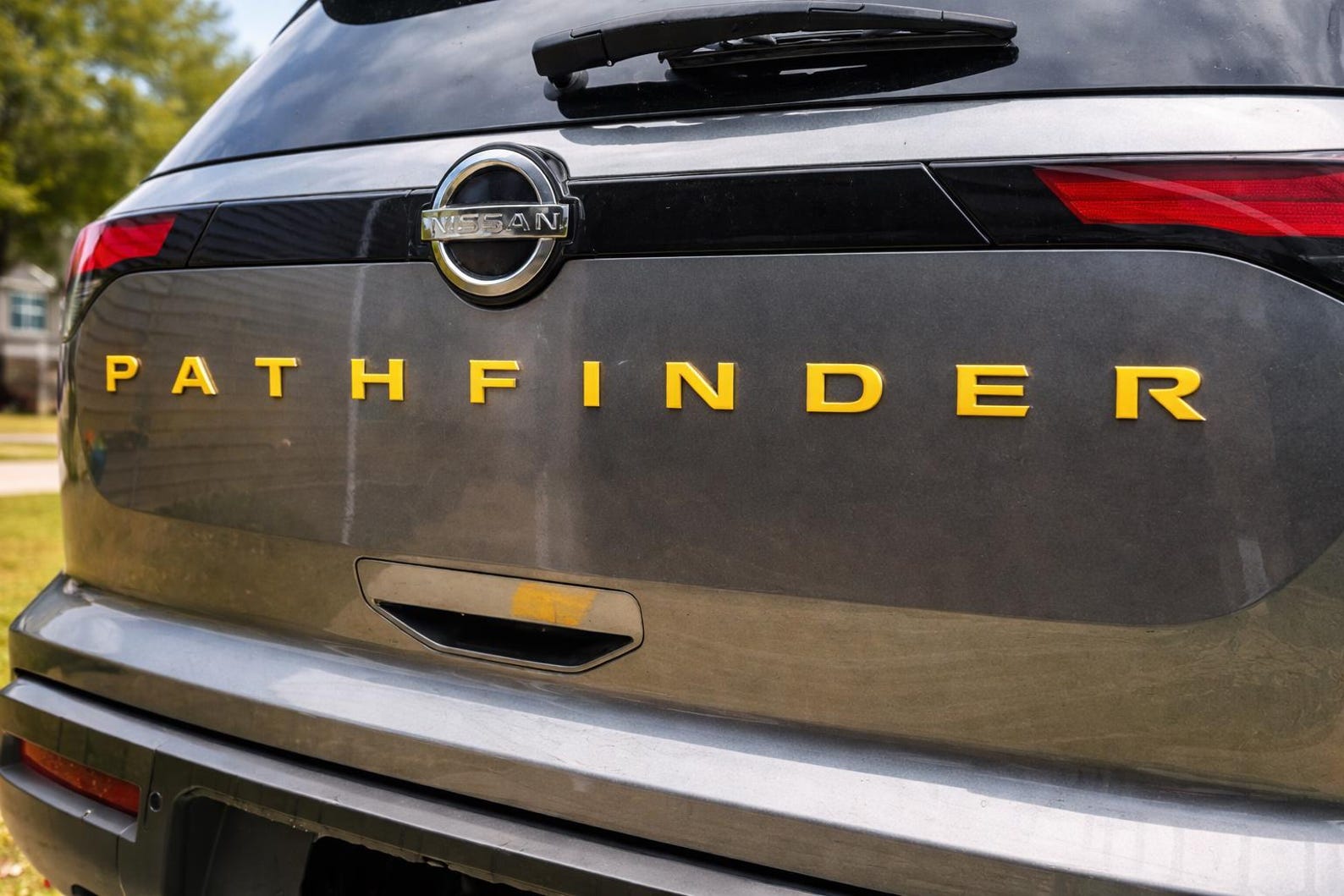 Pathfinder Lettering Nissan Pathfinder 2021-2026 Tailgate Inlay Lettering (high Performance ...