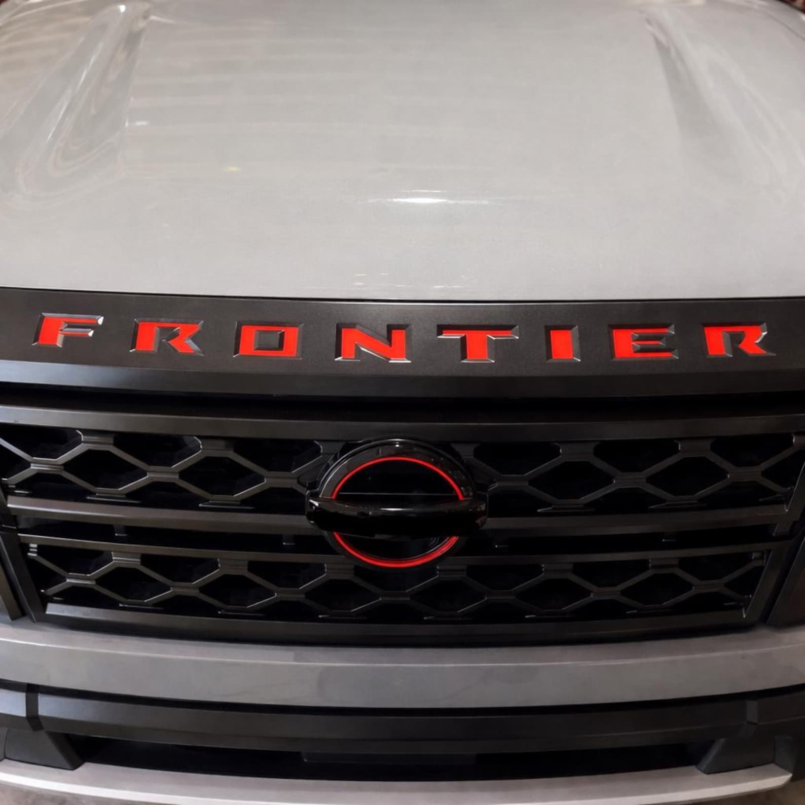Nissan Frontier 2022-2025 Front Grille Lettering Decals (cast Vinyl) - Etsy