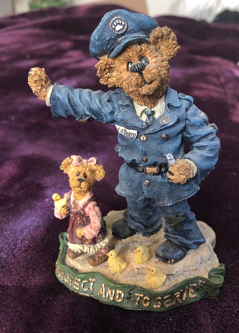 1st Edition 2000 Sgt O/'Beara wAli /& Friends...Everyday Hero Boyds Bears Policeman #227745