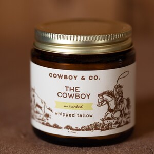 Unscented Whipped Tallow | Organic Grass-fed Grass-Finished Tallow Face Cream Moisturizer for Acne, Eczema, Psoriasis, Rosacea