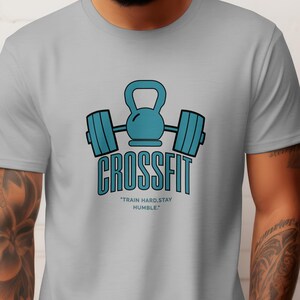 CrossFit Workout T-Shirt, Kettle Bell Tee, Gym Gear - Unisex Jersey Short Sleeve Tee, Exercise Shirt, WOD Top, CrossFit Lover Apparel