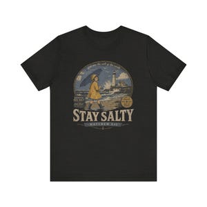 Stay Salty Matthew 5:13 Shirt, Vintage Christian T-Shirt, Coastal Faith Tee, Funny Religious Shirt, Salt of the Earth, Beach Jesus Gift Tee image 7