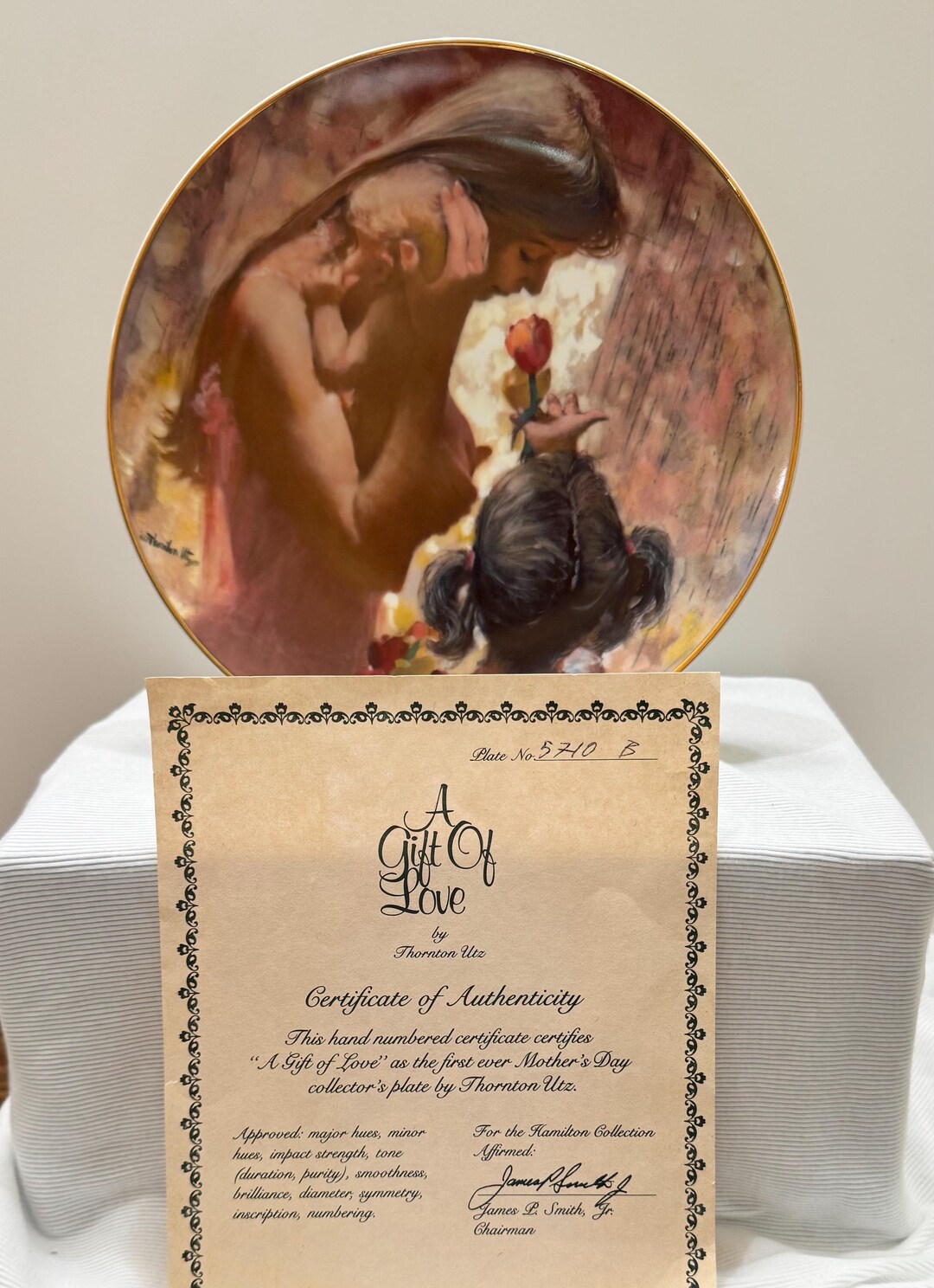 Hamilton Collection Utopia Hamilton Collection Limited Edition Plate # 5710B - Etsy