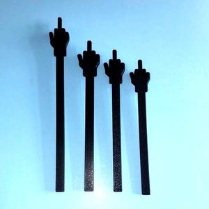 Middle Finger on a Stick